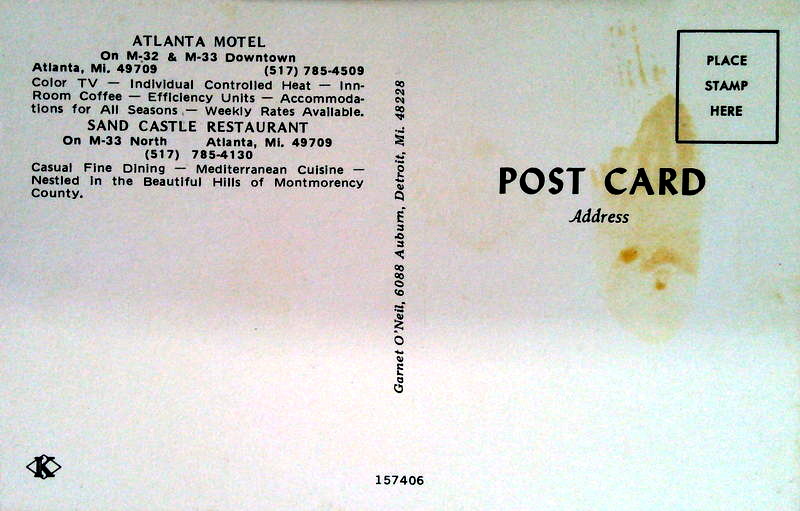 Atlanta Motel - Old Postcard (newer photo)